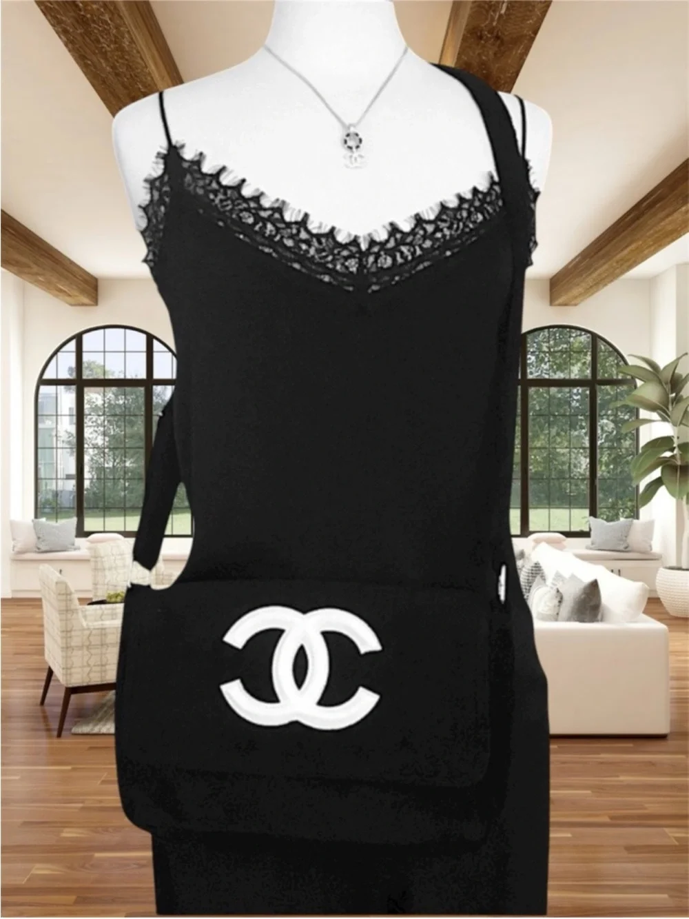 NEW CHANEL PRÉCISION 2006 Black Crossbody/Shoulder Bag